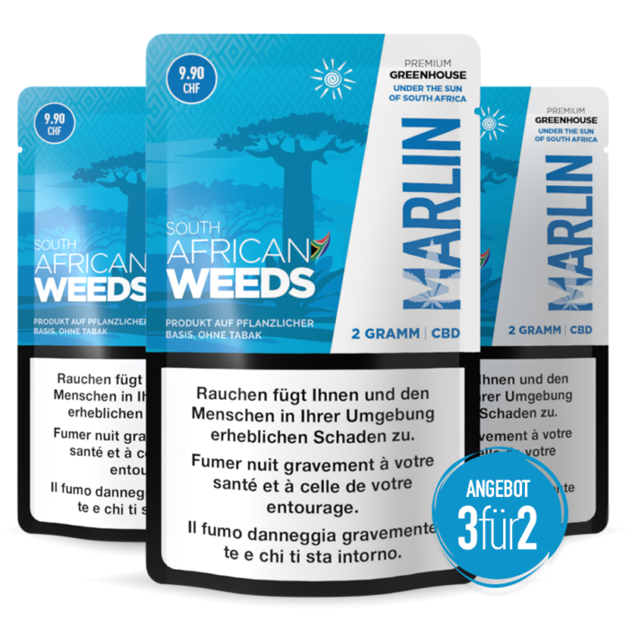 3er Set CBD Blüten - South African Weeds Marlin