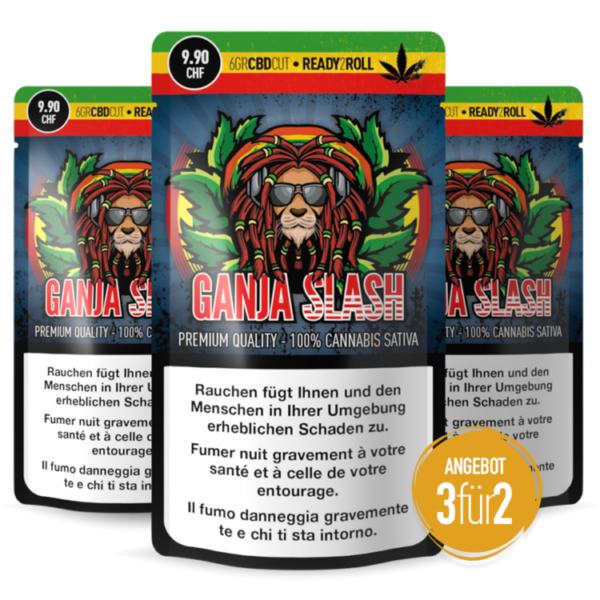 3er Set CBD Blüten - Ganja Slash