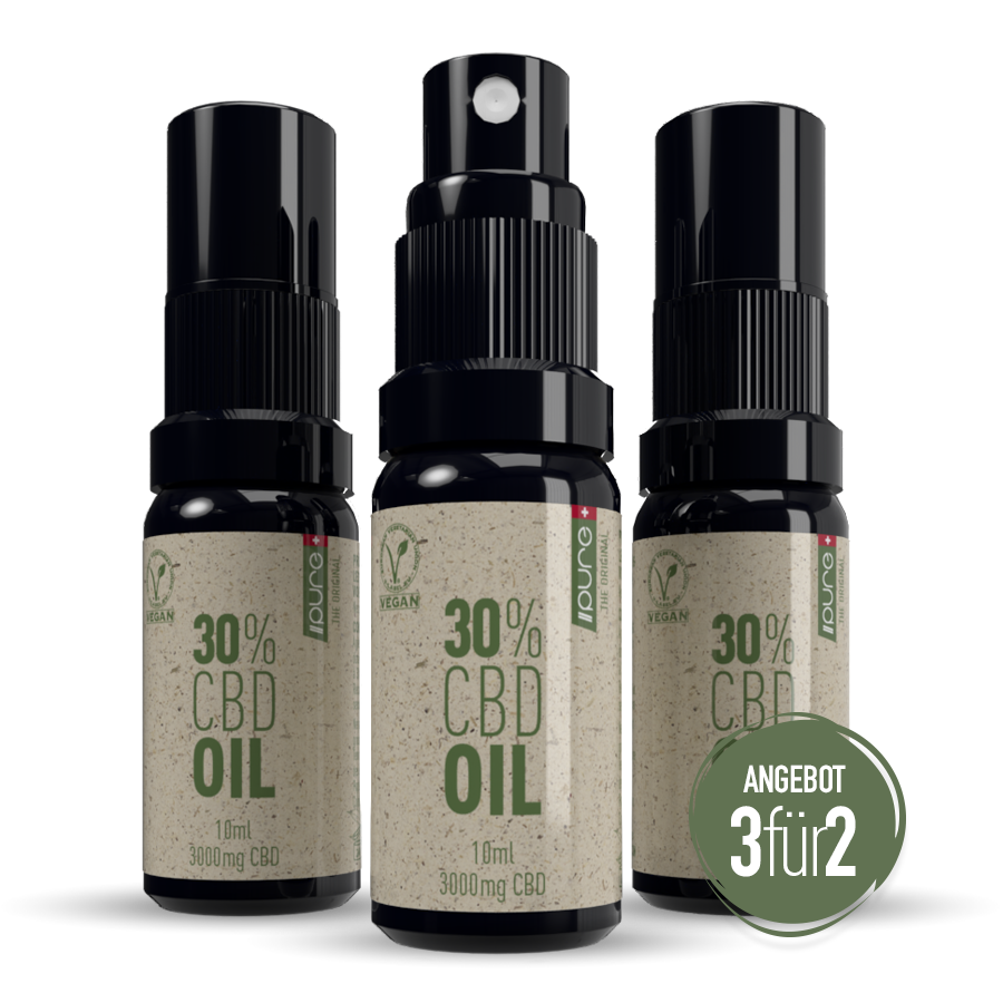 3er-Set Pure CBd Oil 30%